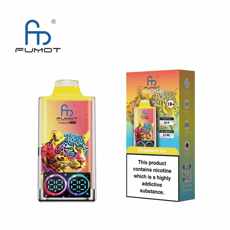 Fumot Leopard 40K Digital Display RGB Lights Einweg Kit (40000 Puffs) - 💥 Nehme 4 Zahle NUR 3! + Ab einem Einkauf von 100€ 2 Mystery Gratis💥