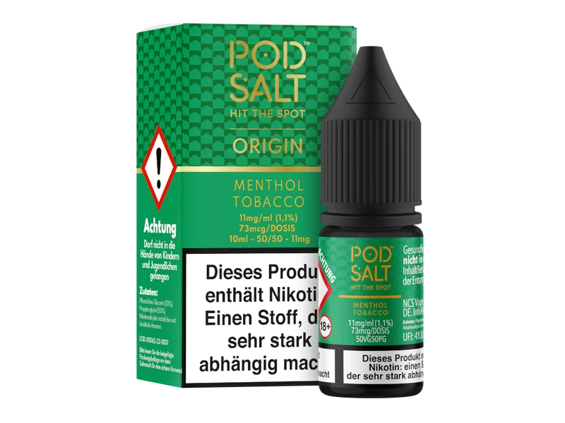 Pod Salt Origin Menthol Tobacco Nikotinsalz Liquid
