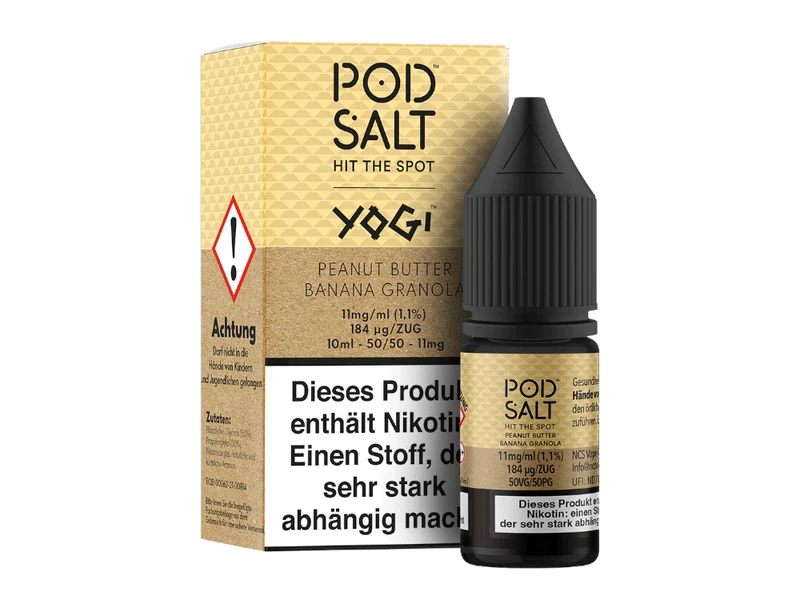 Pod Salt Fusion Peanut Butter Banana Granola Nikotinsalz Liquid