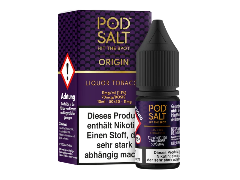 Pod Salt Origin Liquor Tobacco Nikotinsalz Liquid