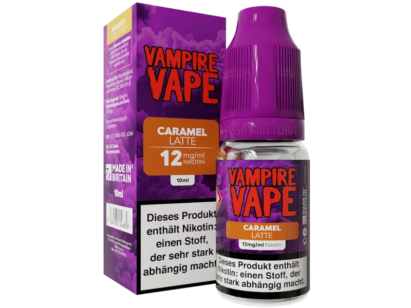 Vampire Vape Dessert Collection Caramel Latte Liquid