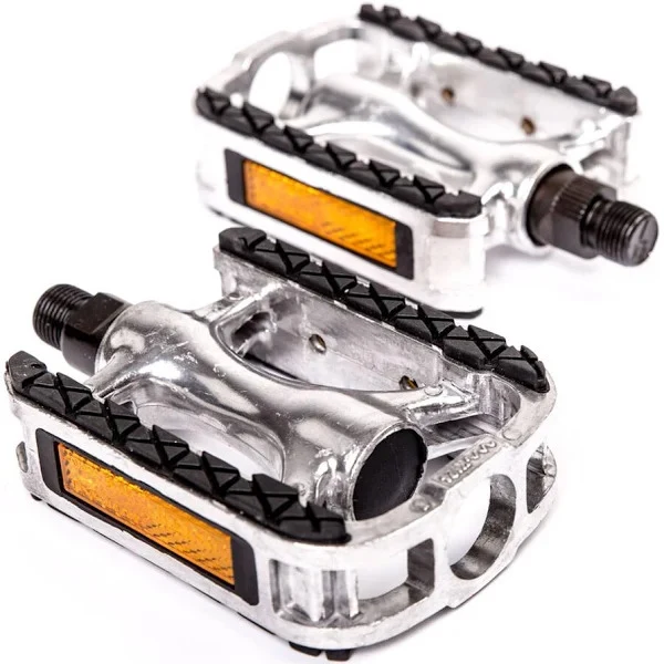 Universal Trekking Fahrradpedal Alu 1 Paar mit Reflektoren Rutschfest