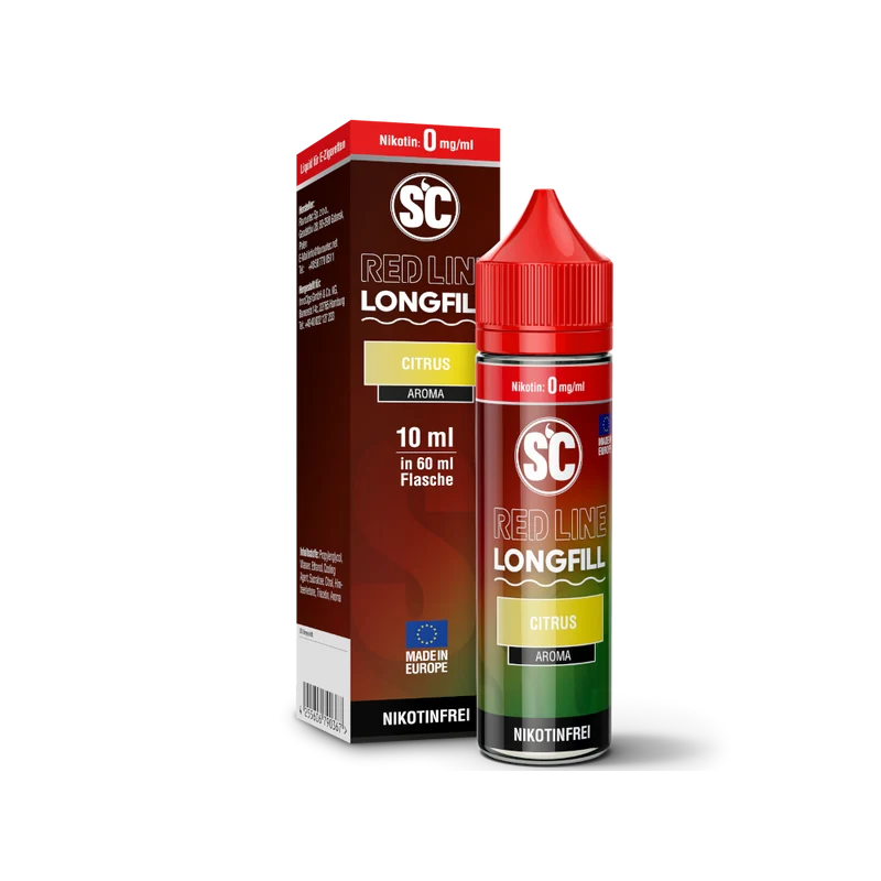 SC Red Line Citrus Longfill Aroma – 10 ml Konzentrat für E-Zigaretten