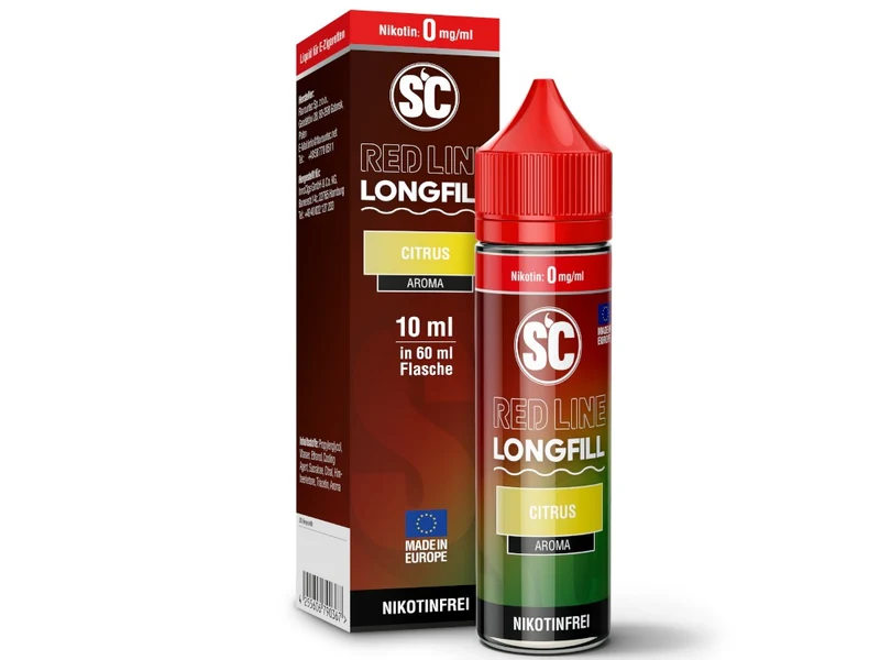 SC Red Line Citrus Longfill Aroma – 10 ml Konzentrat für E-Zigaretten