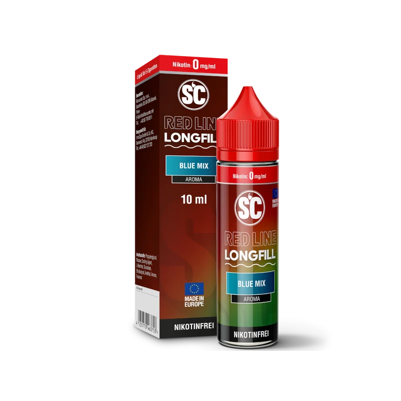 SC Red Line Blue Mix Longfill Aroma – 10 ml Beerenmix & Menthol