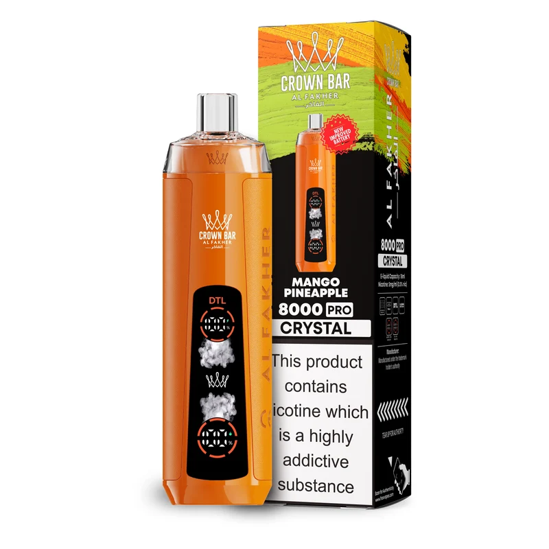AL Fakher Crown Bar 8000 Crystal Dual Mode Einweg Kit - 💥 Nehme 5 Zahle NUR 4! + Ab einem Einkauf von 100€ 2 Mystery Gratis💥