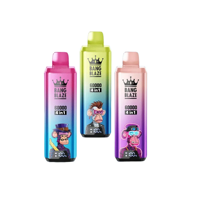 Bang Blaze 4IN1 60000 60K Puffs Wiederaufladbares Einweg Kit - 💥 Nehme 4 Zahle NUR 3! + Ab einem Einkauf von 100€ 2 Mystery Gratis💥