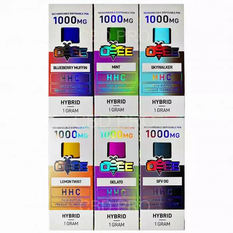 OBEE HHC wiederaufladbare Einweg Vapes 1000mg 95% - 📢EXKLUSIVES ANGEBOT - Nehme 4 Zahle NUR 3 an der Kasse!+Ab einem Einkauf von 100€ 1 Mystery Vapes Gratis📢