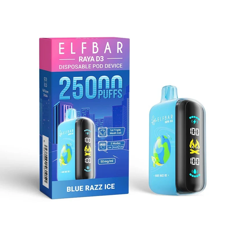 ELF BAR Raya D3 25000 Puffs Einweg Kit - 💥 Nehme 4 Zahle NUR 3! + Ab einem Einkauf von 100€ 2 Mystery Gratis💥