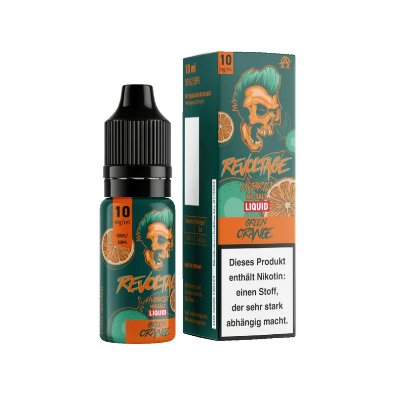 Revoltage - Hybrid Nikotinsalz Liquid - Green Orange