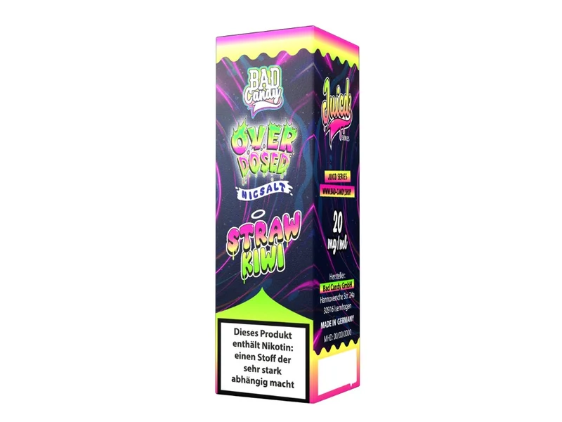 Bad Candy Liquids - Juicd - Nikotinsalz Liquid - Straw Kiwi