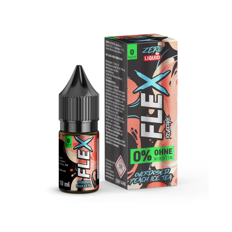 Revoltage - FLEX Nikotinsalz Liquid - Peach Ice Tea