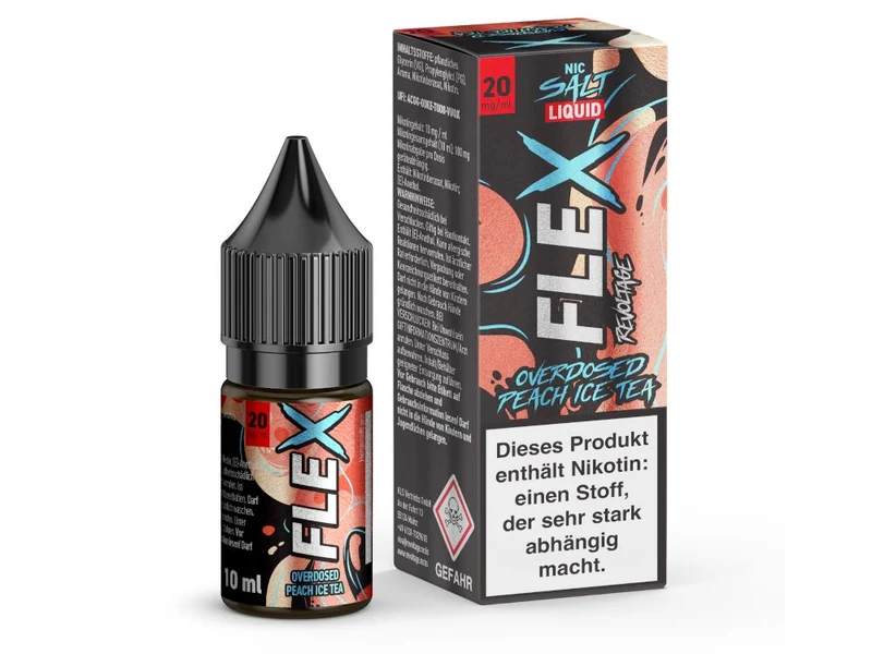 Revoltage - FLEX Nikotinsalz Liquid - Peach Ice Tea