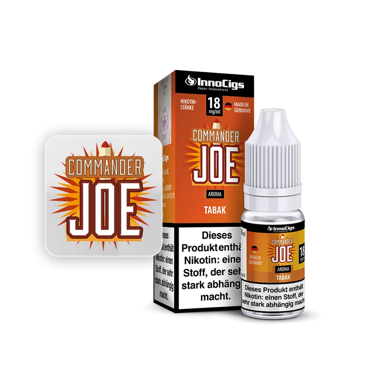 Commander Joe Tabak Aroma - Liquid für E-Zigaretten