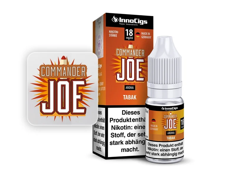Commander Joe Tabak Aroma - Liquid für E-Zigaretten