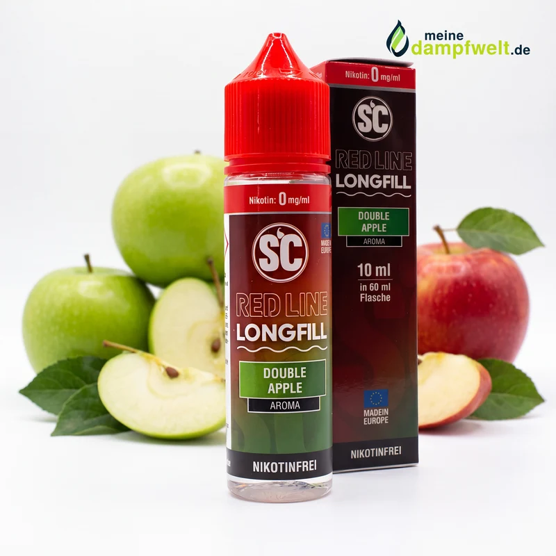 SC Red Line Double Apple Longfill Aroma – 10 ml Konzentrat für E-Zigaretten