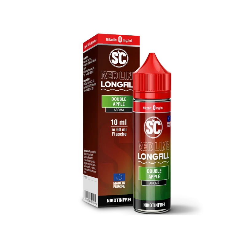 SC Red Line Double Apple Longfill Aroma – 10 ml Konzentrat für E-Zigaretten