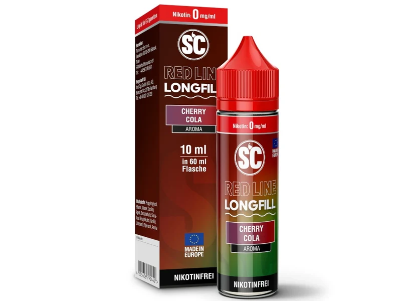 SC Red Line Cherry Cola Aroma – 10 ml Longfill für E-Zigaretten