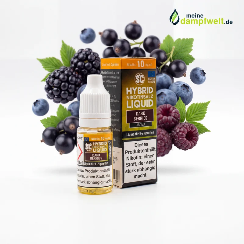 SC Dark Berries Hybrid Nikotinsalz Liquid – 10ml E-Zigarette Liquid