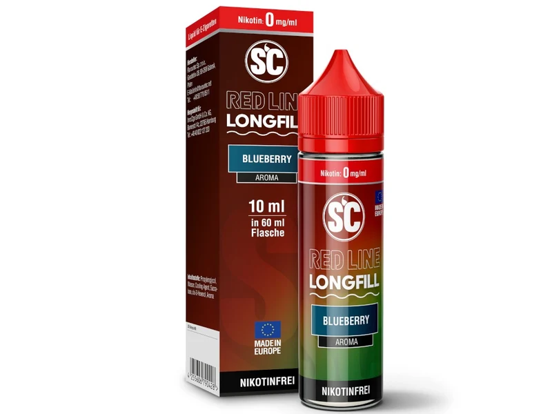 SC Red Line Blueberry Longfill Aroma – 10 ml Konzentrat für E-Zigaretten