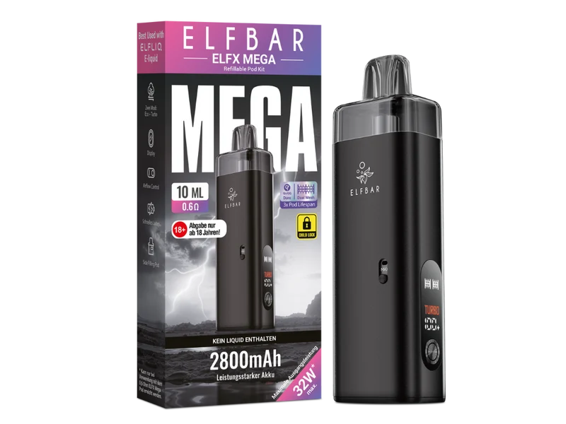 Elfbar - Elfx Mega - E-Zigaretten Set
