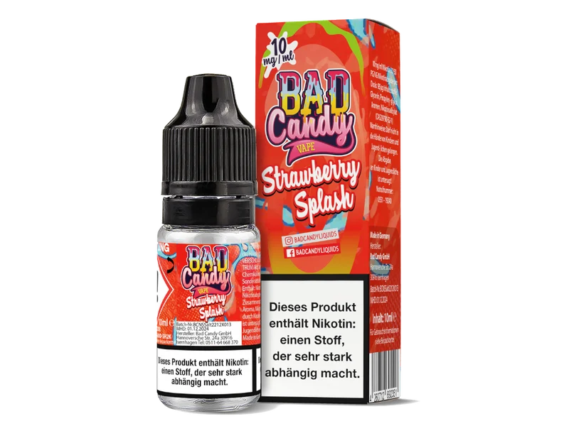 Bad Candy Strawberry Splash Nikotinsalz Liquid