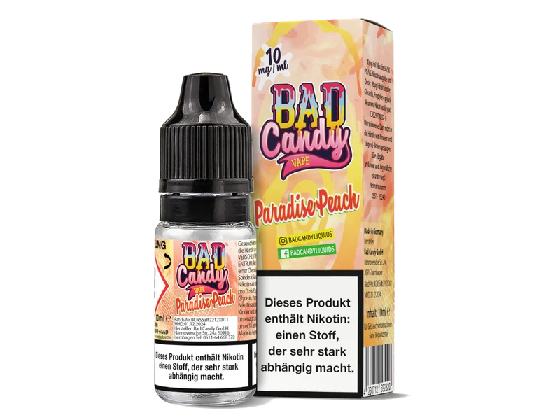 Bad Candy Paradise Peach Nikotinsalz Liquid