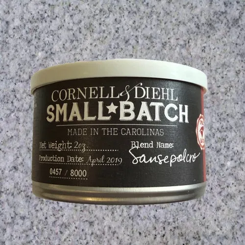 Cornell & Diehl: Small Batch: SANSEPOLCRO 2019 2oz - C