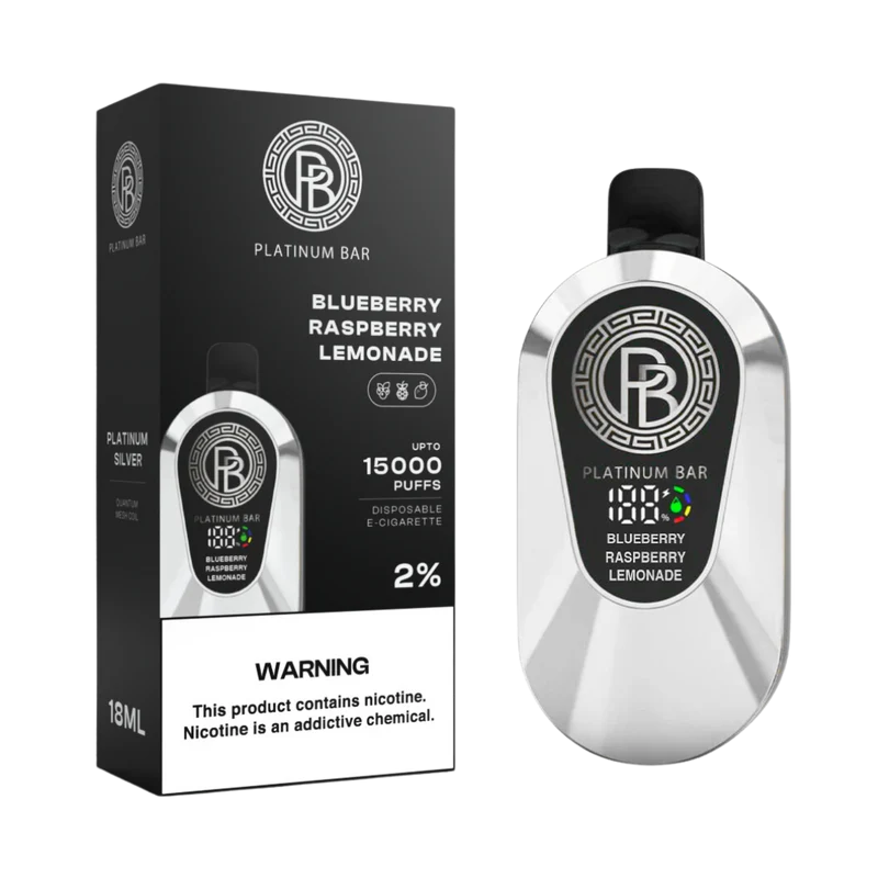 Platinum Bar 15000 Puffs Wiederaufladbares Einweg Kit - 📢EXKLUSIVES ANGEBOT - Nehme 4 Zahle NUR 3! + Ab einem Einkauf von 120€ 1 Mystery Vapes Gratis + Kostenloser Versand 📢