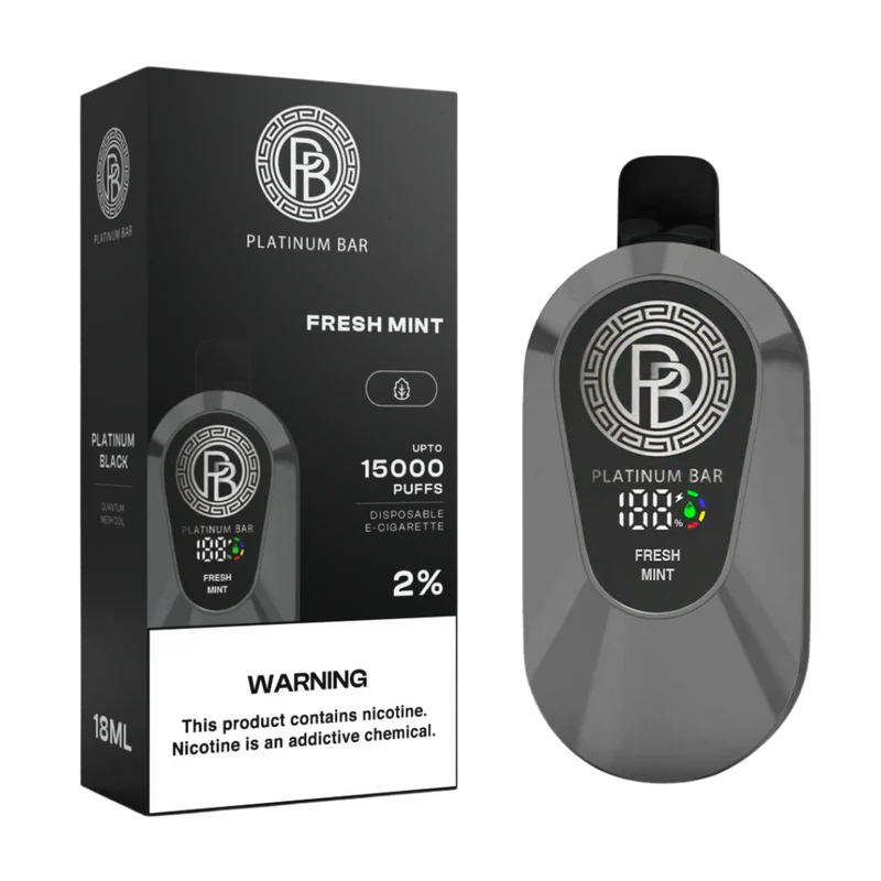 Platinum Bar 15000 Puffs Wiederaufladbares Einweg Kit - 📢EXKLUSIVES ANGEBOT - Nehme 4 Zahle NUR 3! + Ab einem Einkauf von 120€ 1 Mystery Vapes Gratis + Kostenloser Versand 📢