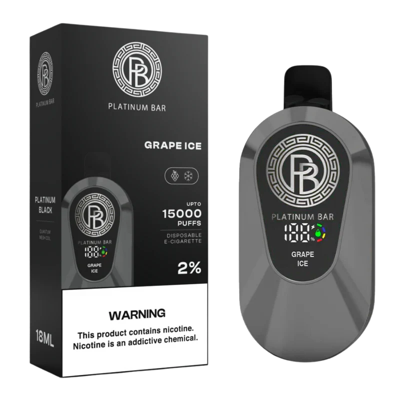 Platinum Bar 15000 Puffs Wiederaufladbares Einweg Kit - 📢EXKLUSIVES ANGEBOT - Nehme 4 Zahle NUR 3! + Ab einem Einkauf von 120€ 1 Mystery Vapes Gratis + Kostenloser Versand 📢