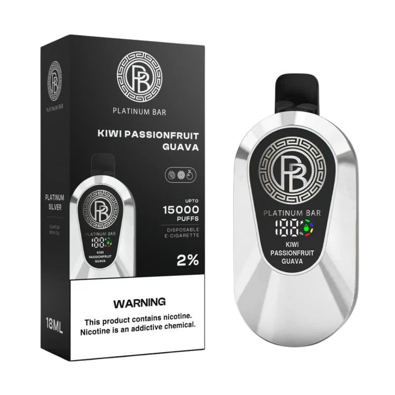 Platinum Bar 15000 Puffs Wiederaufladbares Einweg Kit - 📢EXKLUSIVES ANGEBOT - Nehme 4 Zahle NUR 3! + Ab einem Einkauf von 120€ 1 Mystery Vapes Gratis + Kostenloser Versand 📢