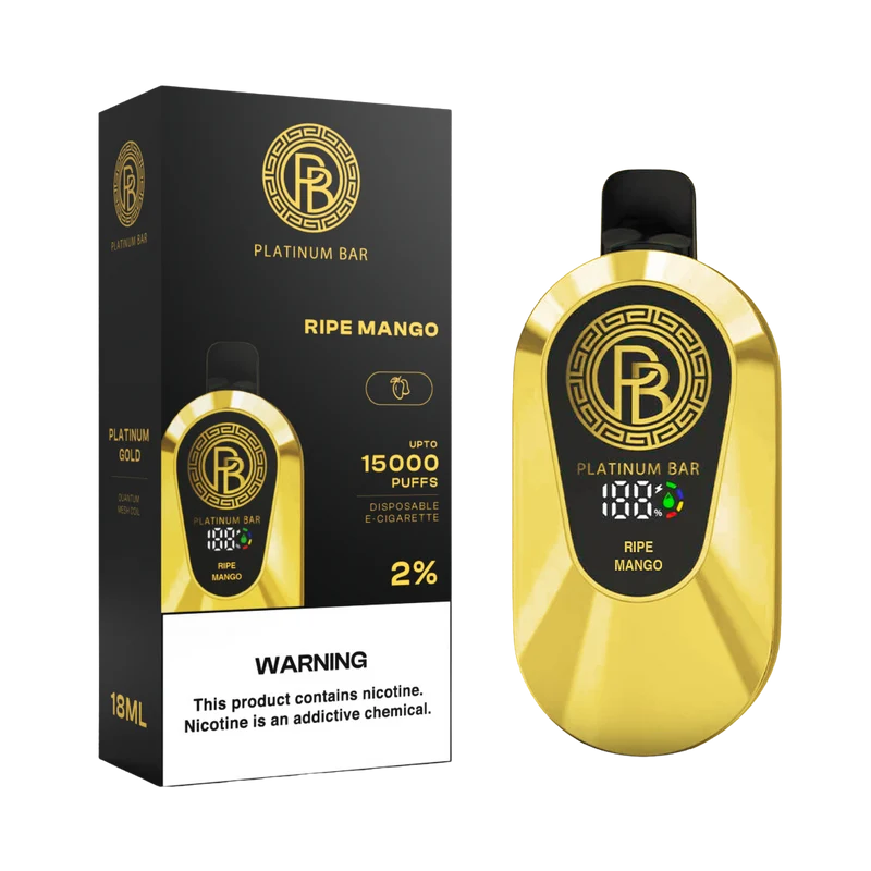 Platinum Bar 15000 Puffs Wiederaufladbares Einweg Kit - 📢EXKLUSIVES ANGEBOT - Nehme 4 Zahle NUR 3! + Ab einem Einkauf von 120€ 1 Mystery Vapes Gratis + Kostenloser Versand 📢