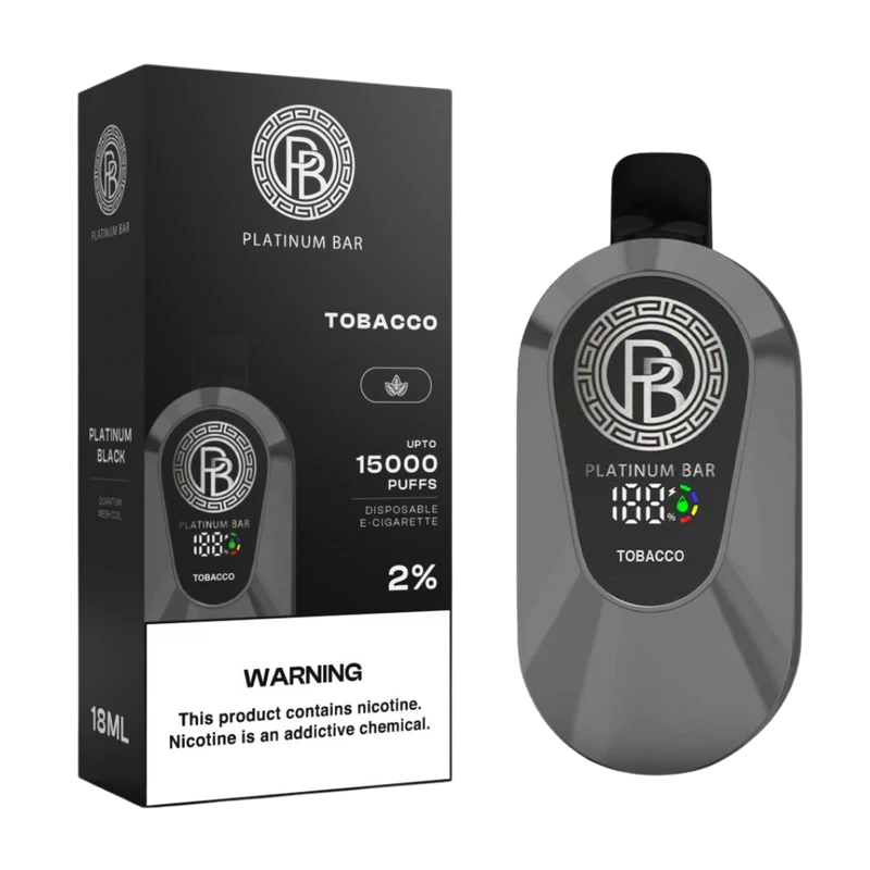 Platinum Bar 15000 Puffs Wiederaufladbares Einweg Kit - 📢EXKLUSIVES ANGEBOT - Nehme 4 Zahle NUR 3! + Ab einem Einkauf von 120€ 1 Mystery Vapes Gratis + Kostenloser Versand 📢