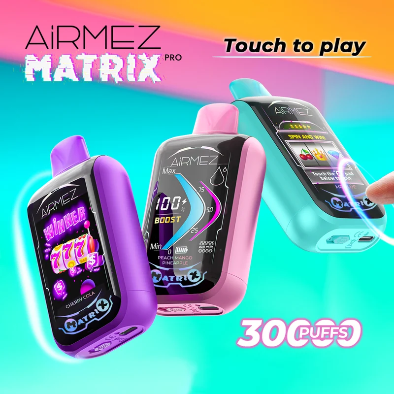 Airmez Matrix 25000 25K Puffs Einweg Vape Kit - 💥 Nehme 4 Zahle NUR 3! + Ab einem Einkauf von 100€ 2 Mystery Gratis💥