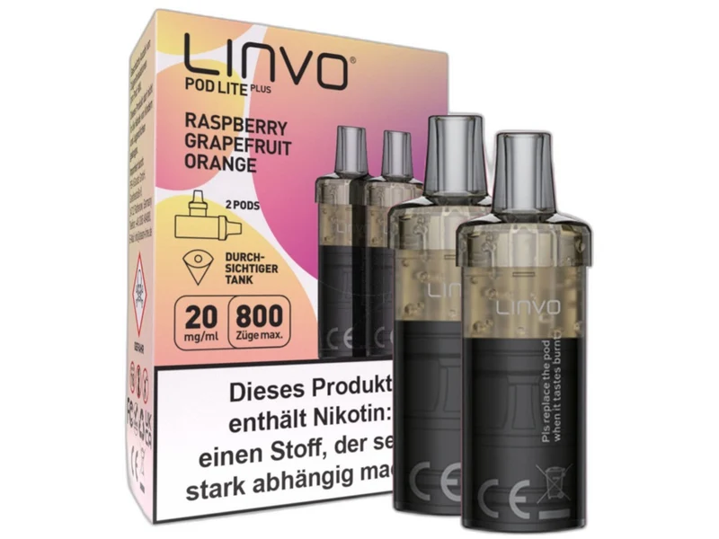 Linvo - Pod Lite Plus - 2ml Prefilled Cartridge (2 Stück)
