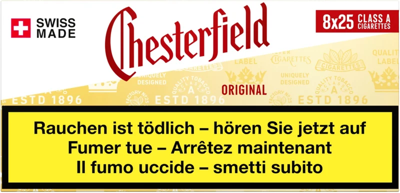 Chesterfield Original Ks Box Big Pack 25 Cigarettes