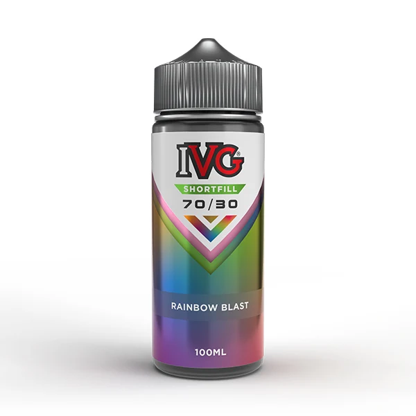 IVG 70/30 0 mg – 100 ml Shortfill Rainbow Blast