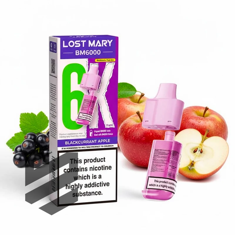 Lost Mary BM6000 Prefilled Pods – Blackcurrant Apple – 20mg/ml