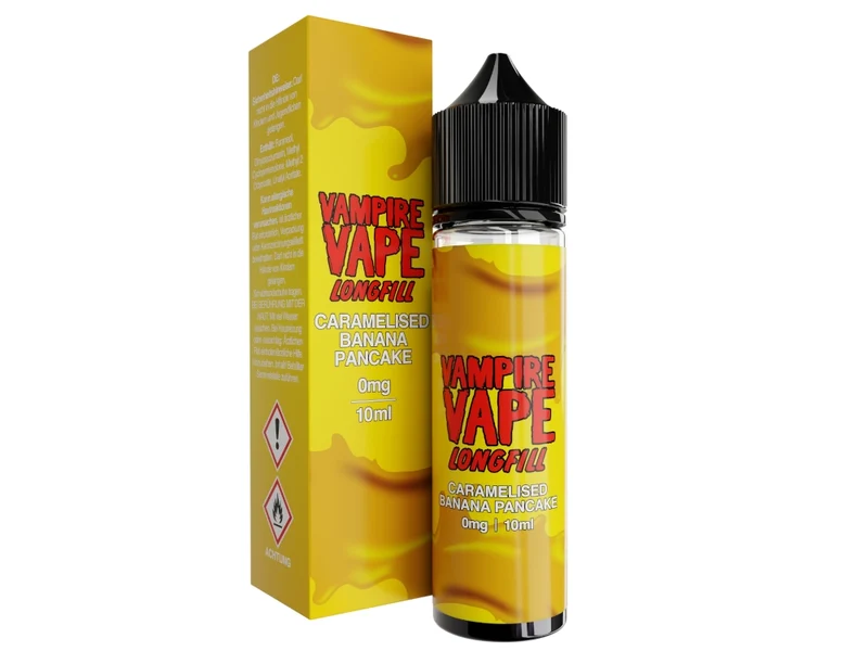 Vampire Vape - Dessert Collection - Caramelised Banana Pancake - 10ml Longfill Aroma (60ml Flasche)