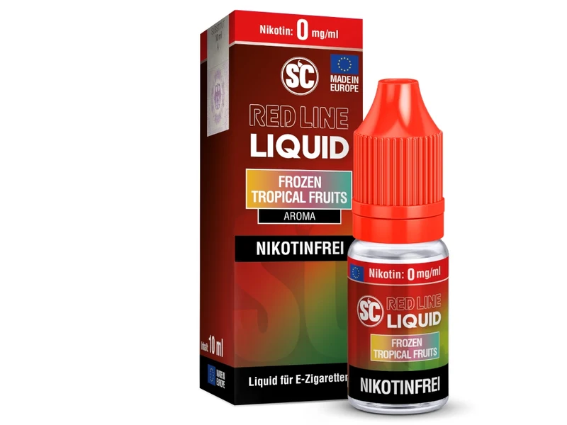 SC - Red Line - Frozen Tropical Fruits - 10ml Fertigliquid (Nikotinfrei/Nikotinsalz)