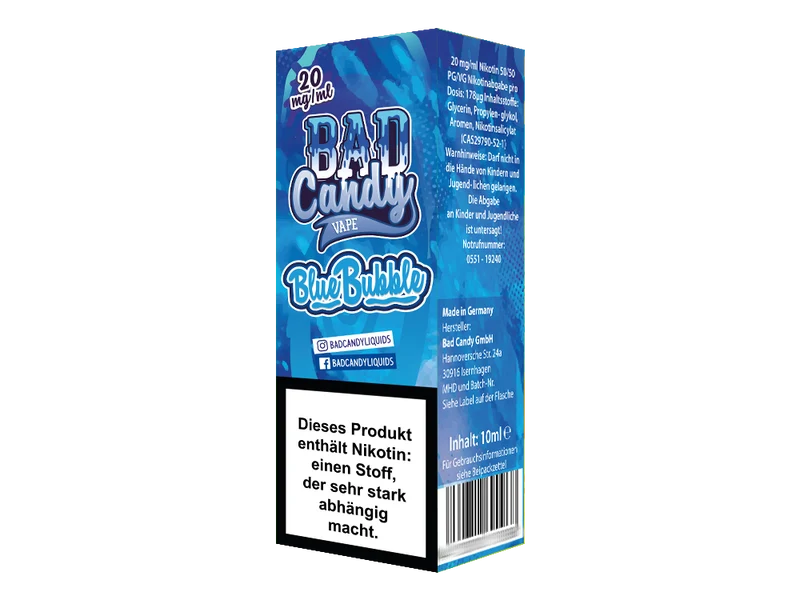 Bad Candy Blue Bubble Nikotinsalz Liquid