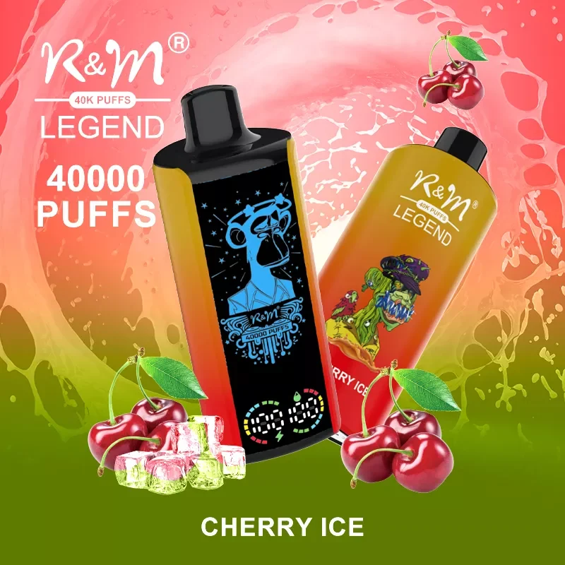 R&M LEGEND 40000 Puffs Mega Screen Wiederaufladbare Einweg Kit (10 Stück/Packung)