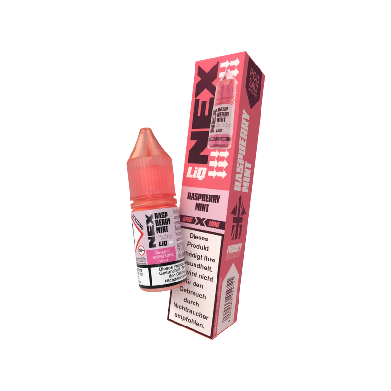 Pod Salt NexLiq Nikotinsalz Liquid – Raspberry Mint Himbeere Minze 10ml