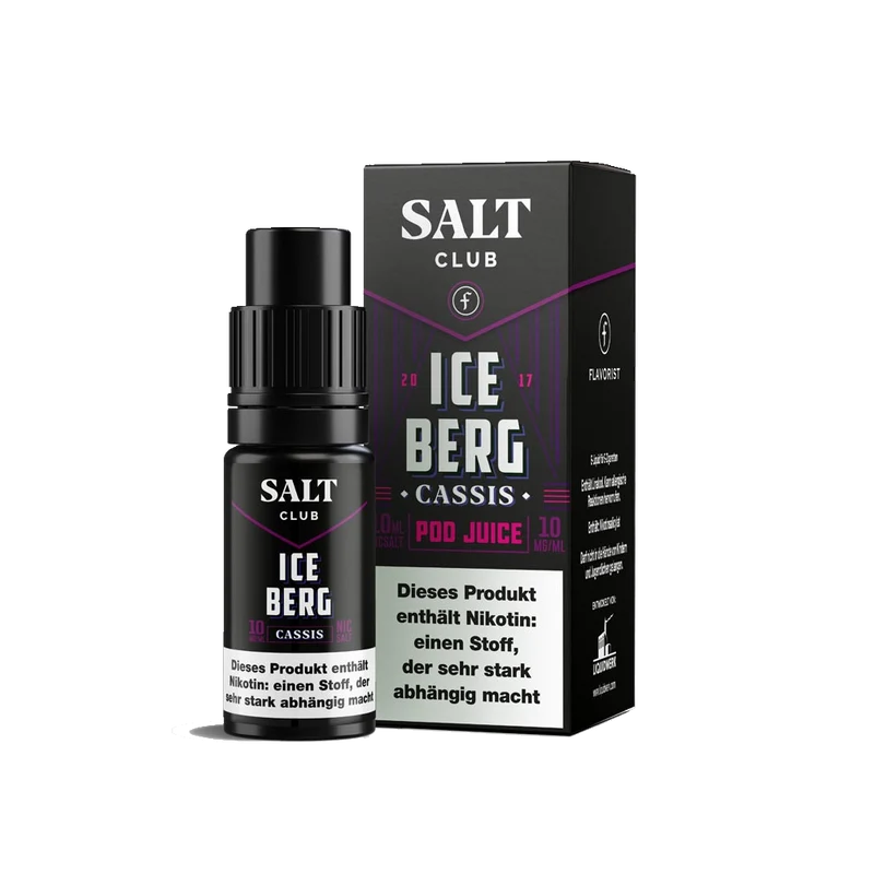 Salt Club - Flavorist Iceberg - Nikotinsalz Liquid - Cassis