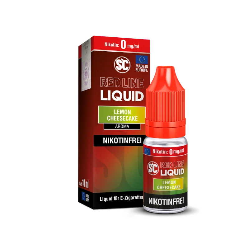 SC Red Line Lemon Cheesecake Nikotinsalz Liquid – Zitronen-Käsekuchen
