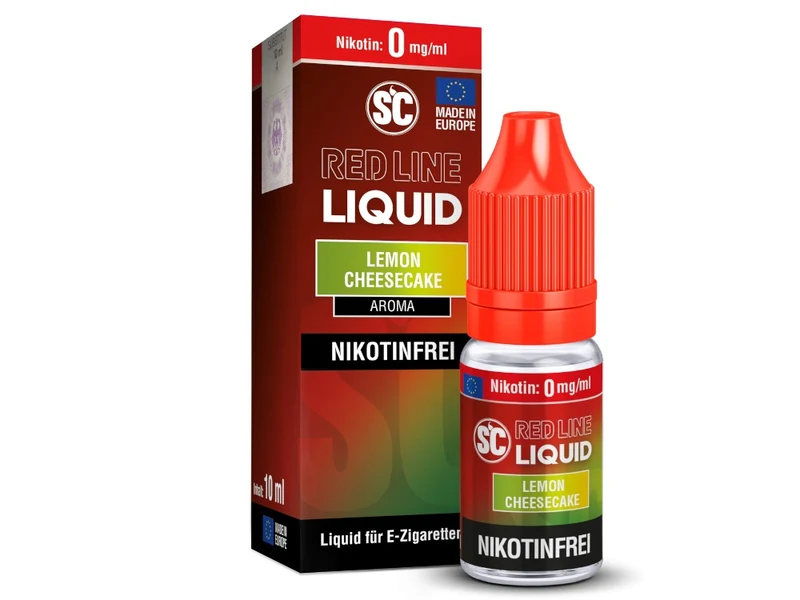 SC Red Line Lemon Cheesecake Nikotinsalz Liquid – Zitronen-Käsekuchen