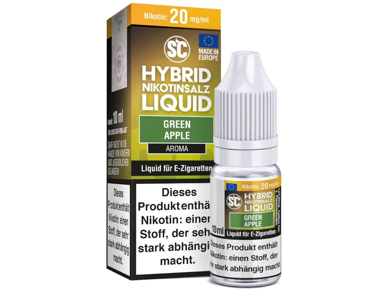 SC Green Apple Hybrid Nikotinsalz Liquid – Grüner Apfel E-Zigarette 10ml
