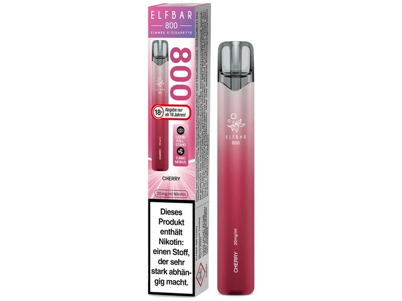 ELFBAR 800 Einweg E-Zigarette – 20mg/ml Nikotin – 800 Züge
