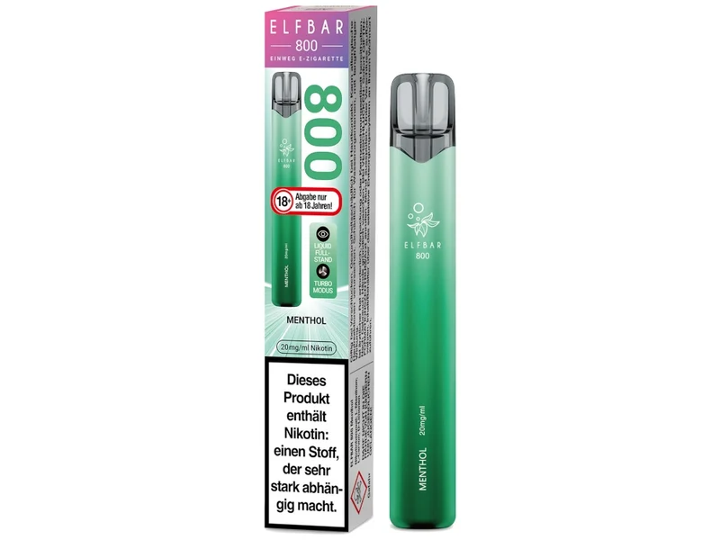 ELFBAR 800 Einweg E-Zigarette – 20mg/ml Nikotin – 800 Züge